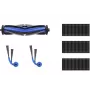 Kit de serviço Ecovacs DKT060214 para a família DEEBOT T80 — 1 escova principal anti-emaranhamento, 2 escovas laterais anti-emaranhamento, 3 filtros antibacterianos