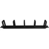 Alantec PK048 organizador de cabos 1U 19 com passagem escovada, 5 suportes em plástico