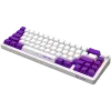 LORGAR KBP70MW, Teclado de gaming mecânico sem fios 65% Pro, branco, layout EN