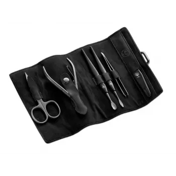 Conjunto de manicura Böker Arbolito Traveler design compacto, ferramentas em aço inoxidável