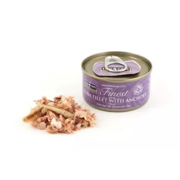 FISH4CATS Filete de Atum com Anchova - comida húmida para gatos - 70 g