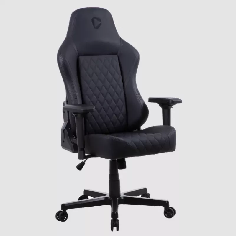 Cadeira gaming Onex FX8 Formula X — assento racing ergonómico, braços ajustáveis, função de inclinação e balanço, preto