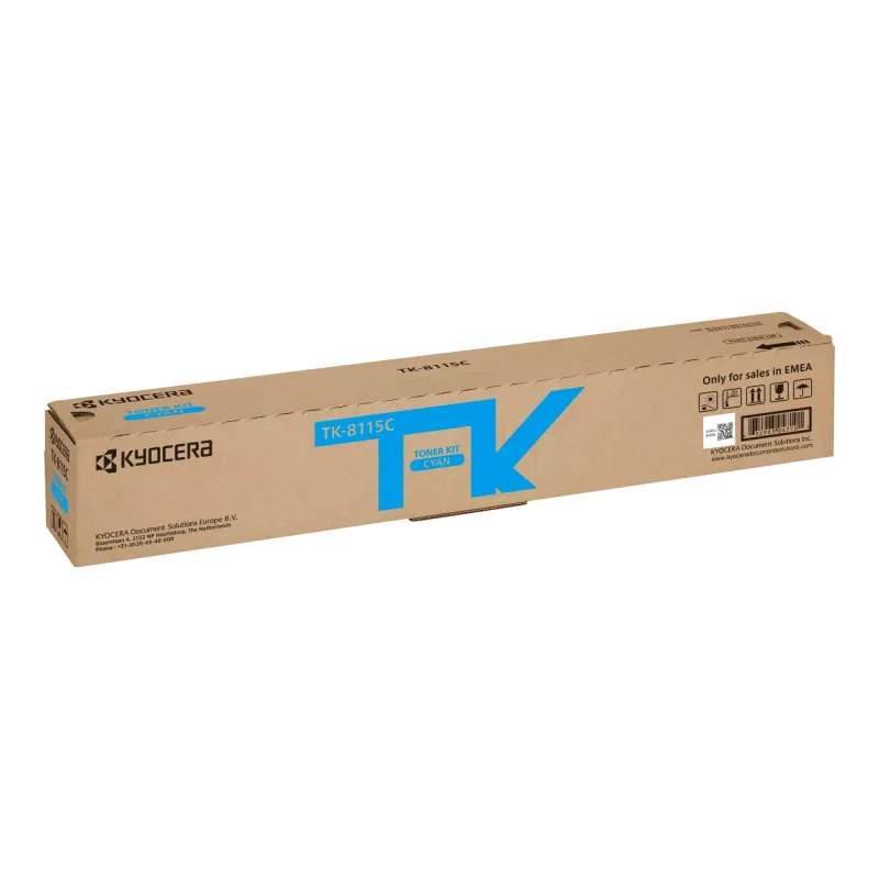 Cartucho de toner KYOCERA TK-8115C 1 unid. original ciano