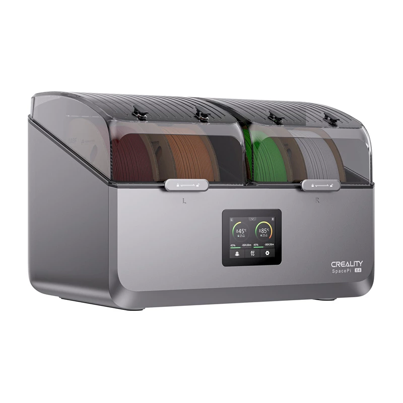 Secador de filamento Creality 4005010100 para impressora 3D — compatível com SpacePi X4, preto/cinzento, 1 unid.