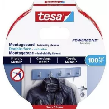 Fita de montagem Tesa 77747-00000 0,19 m Branco 5 mm