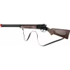 Gonher espingarda de cowboy de metal de brincar, 12 tiros