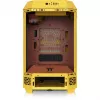 Caixa Mini Tower THERMALTAKE The Tower 250 Butter Caramel — microATX/Mini-ITX, suporte ATX, caixa compacta