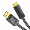 Adaptador de cabo DisplayPort para HDMI Vention HAGBH, 2 m, preto, 7 mm de diâmetro