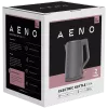 Chaleira elétrica AENO EK4: 1850-2200W, 1,5L, Strix, parede dupla, exterior frio, desligamento automático, proteção contra funcionamento a seco