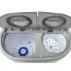 Máquina de lavar Camry Premium CR 8052 de carga superior 3 kg cinzento, branco