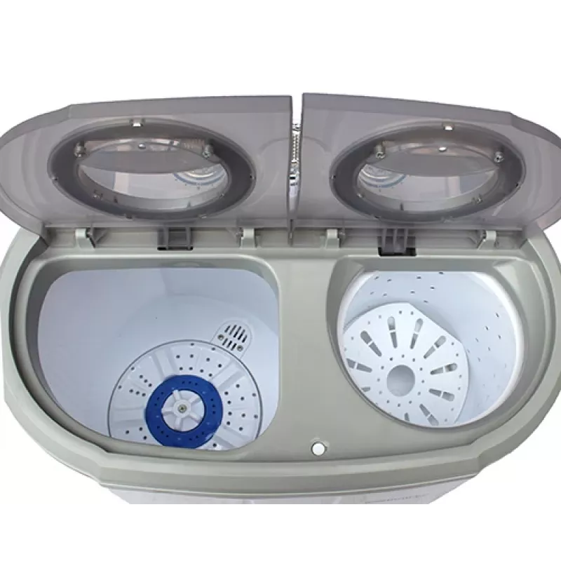 Máquina de lavar Camry Premium CR 8052 de carga superior 3 kg cinzento, branco