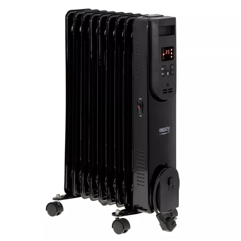 Camry | Aquecedor | CR 7810 | Radiador a óleo | 2000 W | Número de níveis de potência 3 | Preto