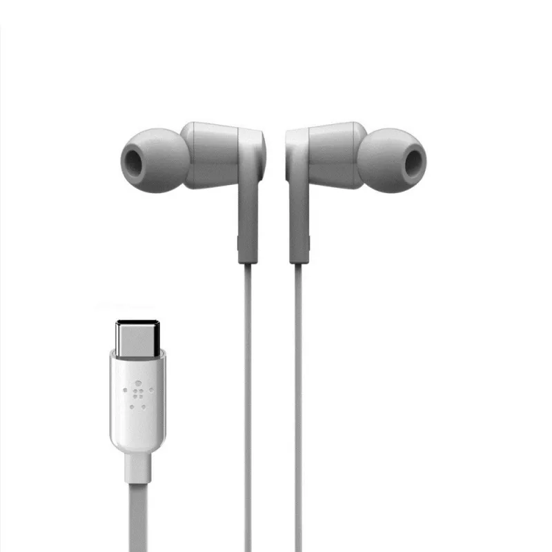 Auscultadores Belkin ROCKSTAR USB Type-C branco