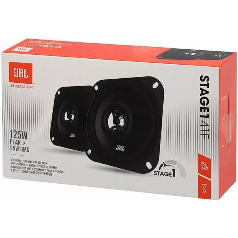 Altifalante de automóvel coaxial de 2 vias 10 cm JBL SPKS141F, par de 10 cm, woofer coaxial + tweeter