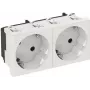 Tomada OBO STD-D3S RW2 33° 2 tomadas com contacto de proteção 6120103 1 (6120103)