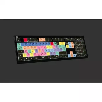 Logickeyboard Adobe Premiere Pro CC ASTRA 2 Teclado retroiluminado Alemão (LKB-PPROCC-A2PC-DE)