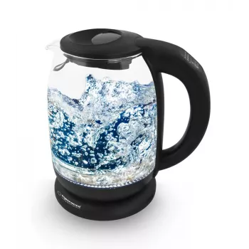 Esperanza EKK027 chaleira elétrica 1,7 L 2200 W preto, transparente