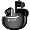 Auscultadores Awei Bluetooth 5.3 T50 TWS estojo de carregamento /preto