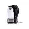 Chaleira elétrica Adler AD 1225 1,7 L preto, aço inoxidável, transparente 2200 W