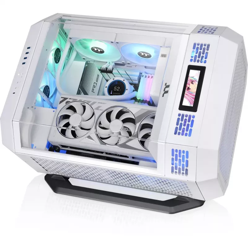 Kit de suporte para chassis para The Tower 600 Snow (preto/branco, para colocação horizontal)