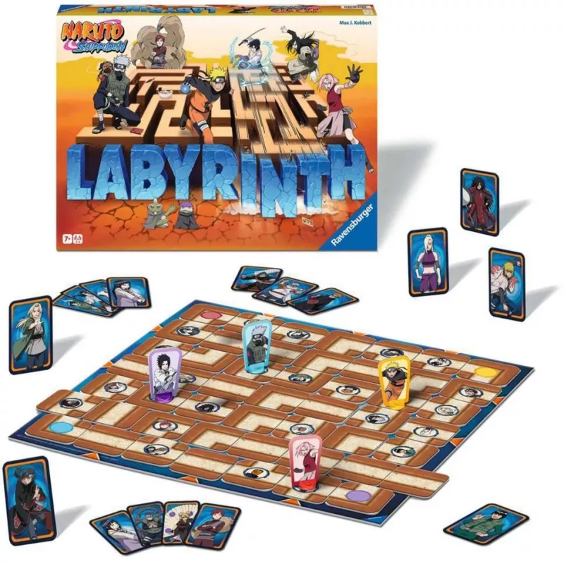 Naruto Shippuden Labirinto, jogo de tabuleiro