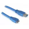 Cabo Micro-USB 3.0 DeLOCK 1 m, USB A, 5 Gbit/s, azul