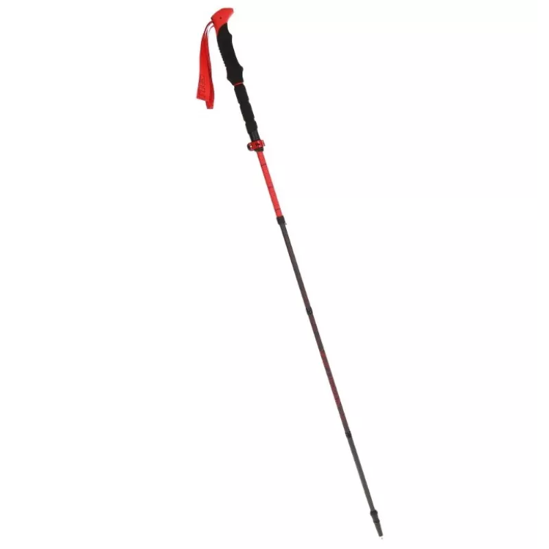 Bastões de marcha nórdica Viking SPIDER FS preto/vermelho UNI – bastões de trekking ajustáveis