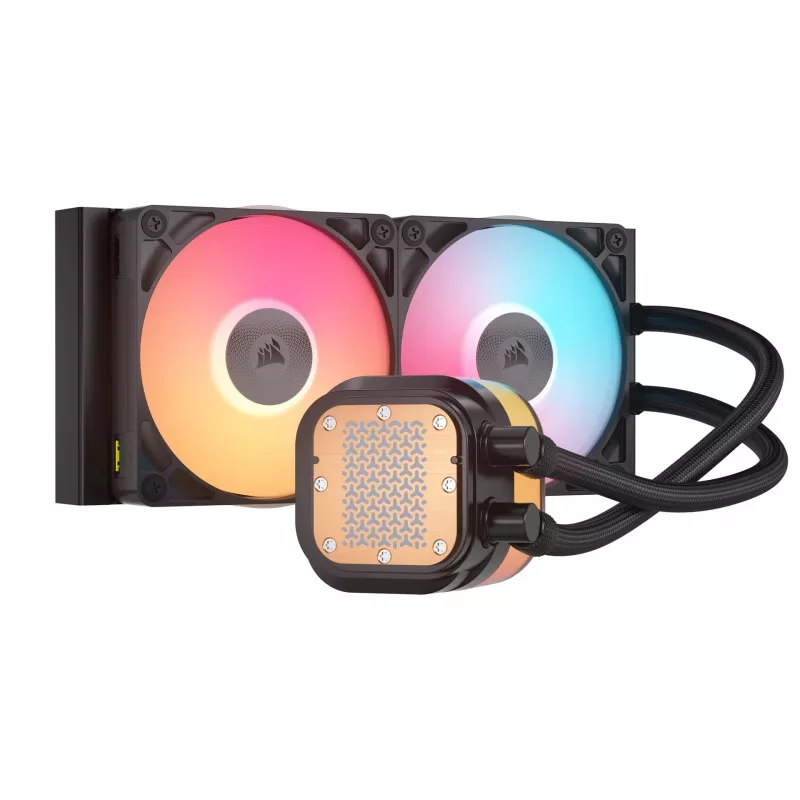 Arrefecedor de ar Corsair iCUE LINK TITAN 240 RX LCD 12 cm preto 300–2100 RPM