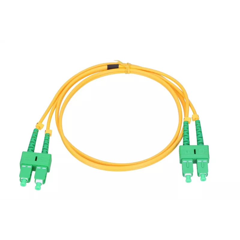 Cabo de patch Extralink SC/APC–SC/APC monomodo duplex G.652D 3 mm, 3 m