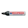 Marcador permanente Edding 500 preto 10 unid.