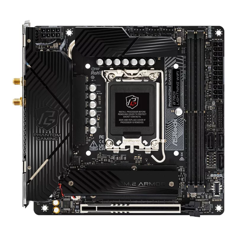 ASRock B760I Lightning WiFi DDR5 Mini-ITX LGA1700 Placa-mãe