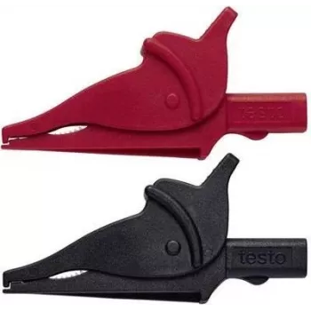 testo conjunto de pinças de crocodilo pinças de crocodilo de segurança (0590 0008)