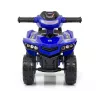Veículo deslizante Milly Mally Ride-on Monster Navy — veículo deslizante com assento para criança, altura de assento baixa