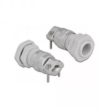 Prensa-cabos DeLOCK 60352 cinzento metal plástico