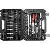 Conjunto de chaves de caixa YATO YT-38791 — 108 peças, encaixe 1/2 inch, inclui catraca, mala preta