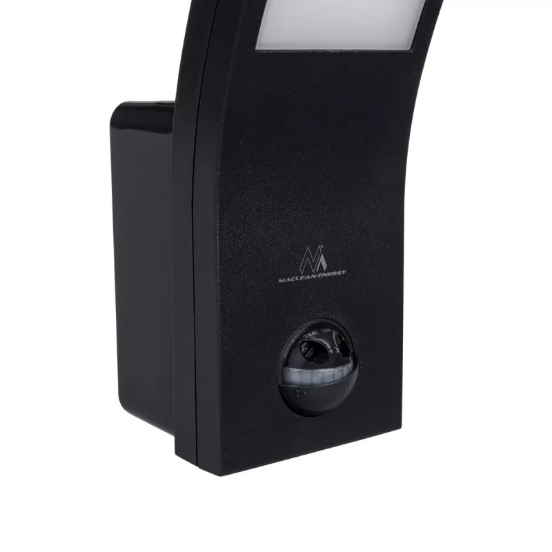 Luminária LED exterior com detetor de movimento MACLEAN MCE244B — luminária LED com detetor de movimento integrado