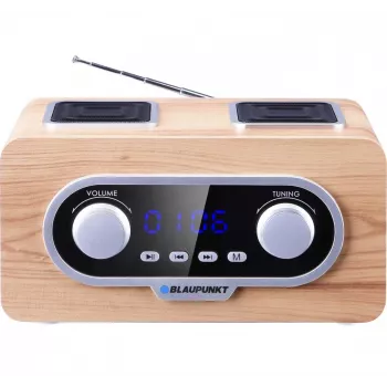 Rádio portátil Blaupunkt PP5.2CR, madeira