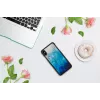 Capa para telemóvel iKins para iPhone XS Max — lago azul acabamento preto