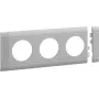 HAGER GB080307035 placa de cobertura tomada tripla sem halogéneos OT 80 cinzento claro (GB080307035)