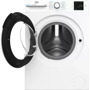Máquina de lavar roupa BEKO BM3WFSU37013WW, 7 kg, classe energética A, 49,6 cm, 1000 rpm, motor inverter, Steam Cure