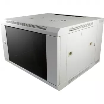 Armário rack ALLNET SMB6612 cinzento 33 kg, caixa para servidor/rede, armário compacto de chão