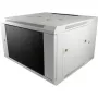 Armário rack ALLNET SMB6612 cinzento 33 kg, caixa para servidor/rede, armário compacto de chão