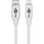 Cabo de carregamento e sincronização Goobay Lightning para USB-C 0,5 m