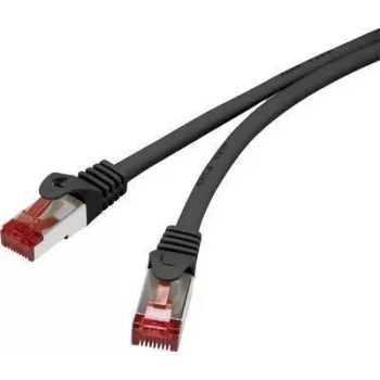 Cabo de rede patch Ethernet Renkforce RF-4737382 preto