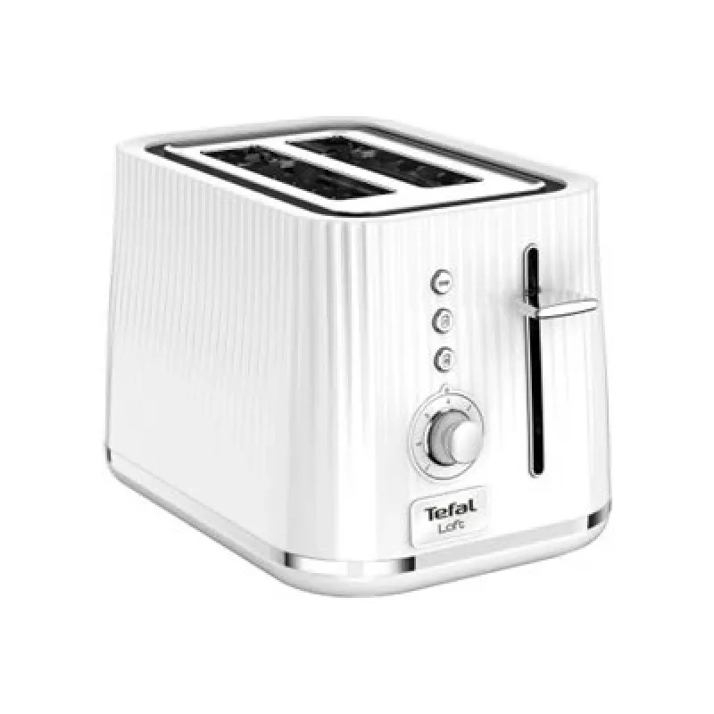 Tefal Loft TT7611 7 2 Fatias Cromado, Branco