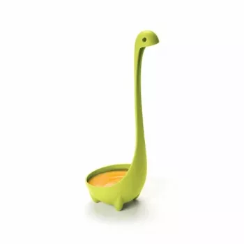 Concha Ototo Design Nessie verde comprimento 80 mm largura 88,9 mm altura 243,8 mm