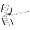 Libox LB1600 antena de TV direcional DVB-T, 16 elementos, passiva, para exterior, 18 dB, filtro LTE