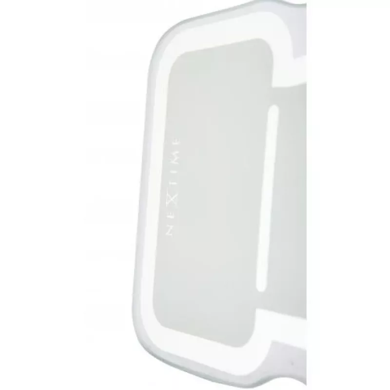 Relógio de parede NeXtime 5185wi Mini Thumbs Up, 20,5x21 cm, branco/prateado