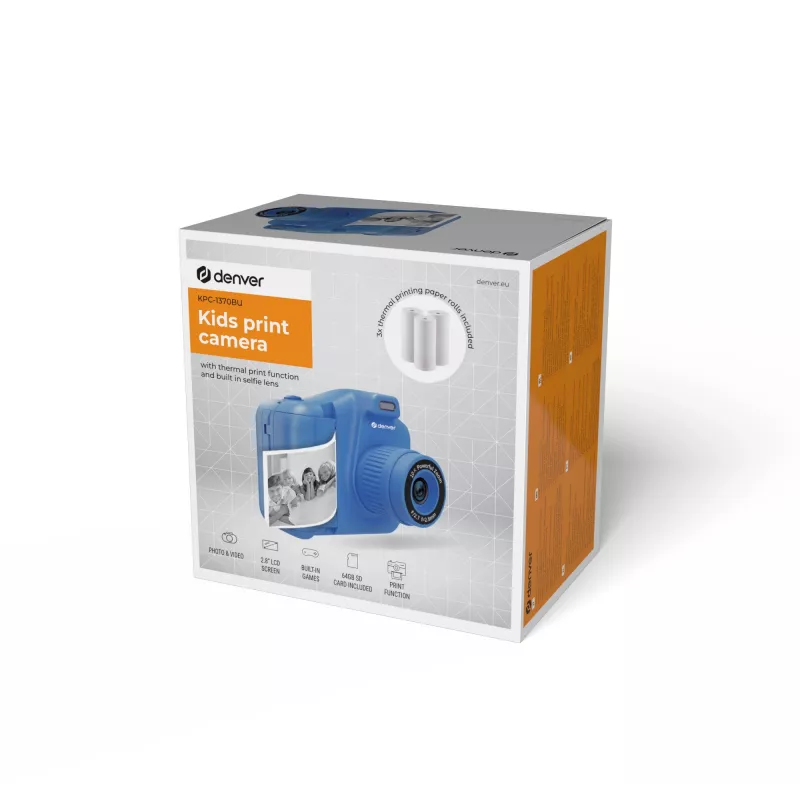 Máquina fotográfica digital infantil Denver KPC-1370BU