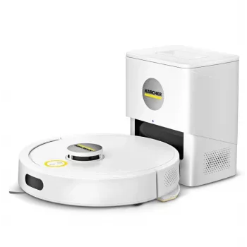 Robô aspirador KÄRCHER RVC 3 Comfort branco com estação de carregamento